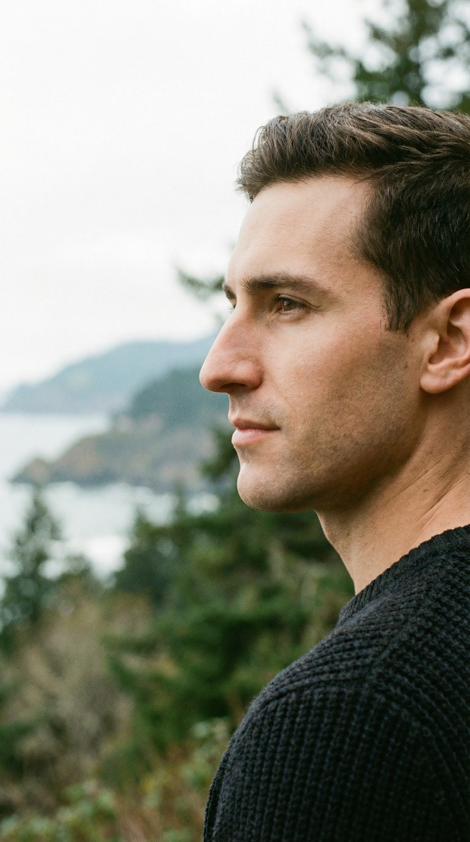 Male rhinoplasty patient profile